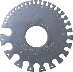 PEC Tools - #36 Steel Wire and Sheet Metal Gage - Use with Uncoated Sheet and Plate Iron and Steel - USA Tool & Supply