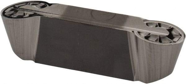 Iscar - 8040GIDA Y Grade IC20, 8mm Cutting Width Diamond Tipped Grooving Insert - 4mm Max Depth of Cut, Neutral, 0.1575" Corner Radius, Uncoated - USA Tool & Supply