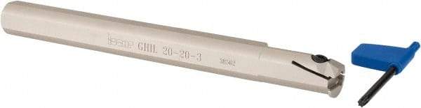 Iscar - GHIL, Internal, Left Hand, 4.5mm Max Depth of Cut, 2 to 3.5mm Groove Width, Indexable Grooving Tool Holder - 20mm Shank Width, 200mm OAL - USA Tool & Supply