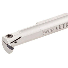 Iscar - 14mm Min Bore Diam, 125mm OAL, 16mm Shank Diam, GEHI Indexable Boring Bar - 4mm Max Bore Depth, GEPI Insert, Clamp Holding Method - USA Tool & Supply