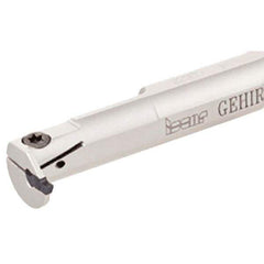 Iscar - GEHI, Internal, Left Hand, 2.6mm Max Depth of Cut, 2.4 to 3.2mm Groove Width, Indexable Grooving Tool Holder - GE.. Insert Compatibility, 16mm Shank Width, 125mm OAL, Through Coolant - USA Tool & Supply