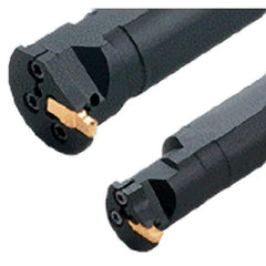 Iscar - GHAI, Internal, Left Hand, Indexable Grooving Tool Holder - 25mm Shank Width, 200mm OAL, Through Coolant - USA Tool & Supply