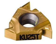 Kennametal - 16ER External Right Hand 14-8 Partial Profile 60° Laydown Threading Insert - Grade KC5025, TiAlN Coated Carbide, 9.53mm Inscribed Circle - USA Tool & Supply