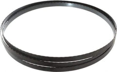 Starrett - 24 TPI, 7' 9" Long x 1/2" Wide x 0.025" Thick, Welded Band Saw Blade - Carbon Steel, Toothed Edge, Wavy Tooth Set, Flexible Back, Contour Cutting - USA Tool & Supply