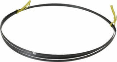 Starrett - 18 TPI, 7' 9-1/2" Long x 1/4" Wide x 0.025" Thick, Welded Band Saw Blade - Carbon Steel, Toothed Edge, Raker Tooth Set, Flexible Back, Contour Cutting - USA Tool & Supply