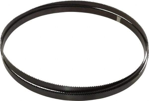 Starrett - 6 TPI, 10' 10-1/2" Long x 3/4" Wide x 0.032" Thick, Welded Band Saw Blade - Carbon Steel, Toothed Edge, Raker Tooth Set, Flexible Back, Contour Cutting - USA Tool & Supply
