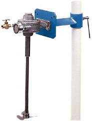 Neptune Mixer - 50 to 80 psi Air Pressure, 5 Gallon Mixing Capacity, 1/4 to 1/2 hp, Pipe Clamp, Air Powered Mixer - 24 Inch Long Shaft, Compatible with Pail Container - USA Tool & Supply