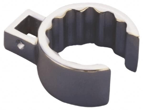 Martin Tools - 3/8" Drive, 1", Chrome Finish, Flare Nut Crowfoot Wrench - USA Tool & Supply