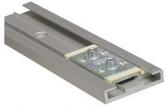 Igus - 500mm OAL x 40mm Overall Width x Self Lubricated Linear Guide Systems - 60mm Between Holes - USA Tool & Supply