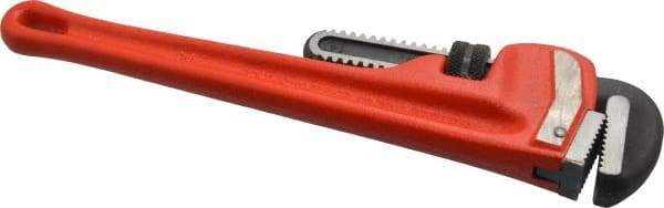 Ridgid - 14" Cast Iron Straight Pipe Wrench - 2" Pipe Capacity - USA Tool & Supply