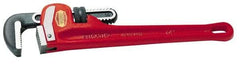 Ridgid - 24" Cast Iron Straight Pipe Wrench - 3" Pipe Capacity - USA Tool & Supply