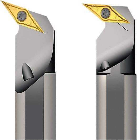 Seco - 27mm Min Bore Diam, 250mm OAL, 20mm Shank Diam, A-SVUB Indexable Boring Bar - 25mm Max Bore Depth, VB.T 1102.. Insert, Screw Holding Method - USA Tool & Supply