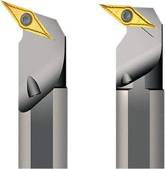 Seco - 32mm Min Bore Diam, 250mm OAL, 25mm Shank Diam, A-SVQB Indexable Boring Bar - 65mm Max Bore Depth, VB.. 1604.., VCG.. 1604.. Insert, Screw Holding Method - USA Tool & Supply