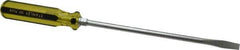 Stanley - Standard Slotted Screwdriver - Round Shank, Acetate Handle - USA Tool & Supply