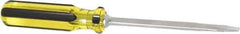 Stanley - Standard Slotted Screwdriver - Square Shank, Acetate Handle - USA Tool & Supply