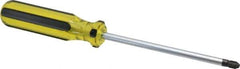 Stanley - #3, 11" OAL, Standard Phillips Screwdriver - 6" Blade Length, Round Shank, Acetate Handle - USA Tool & Supply