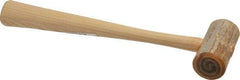 Garland - 1/8 Lb Head Rawhide Mallet - Wood Handle - USA Tool & Supply