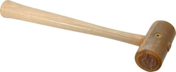 Garland - 1/4 Lb Head Rawhide Mallet - Wood Handle - USA Tool & Supply