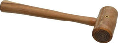 Garland - 3/8 Lb Head Rawhide Mallet - Wood Handle - USA Tool & Supply