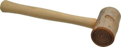 Garland - 3/4 Lb Head Rawhide Mallet - Wood Handle - USA Tool & Supply