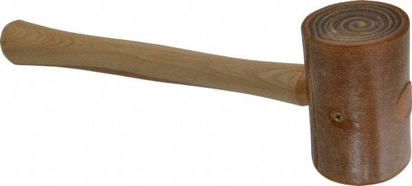 Garland - 1-3/8 Lb Head Rawhide Mallet - Wood Handle - USA Tool & Supply