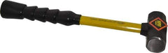 NUPLA - 2 Lb Head, 14" Long Sledge Hammer - Steel Head, Fiberglass Handle - USA Tool & Supply