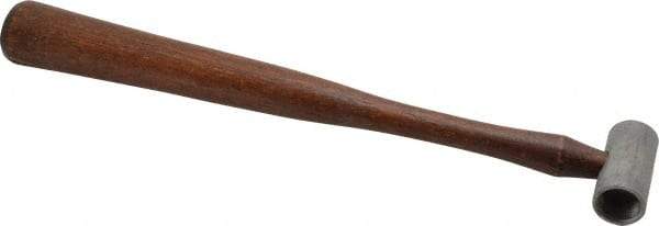 Made in USA - 1/4 Lb Head 3/4" Face Plastic Split Head Hammer without Faces - Wood Handle - USA Tool & Supply