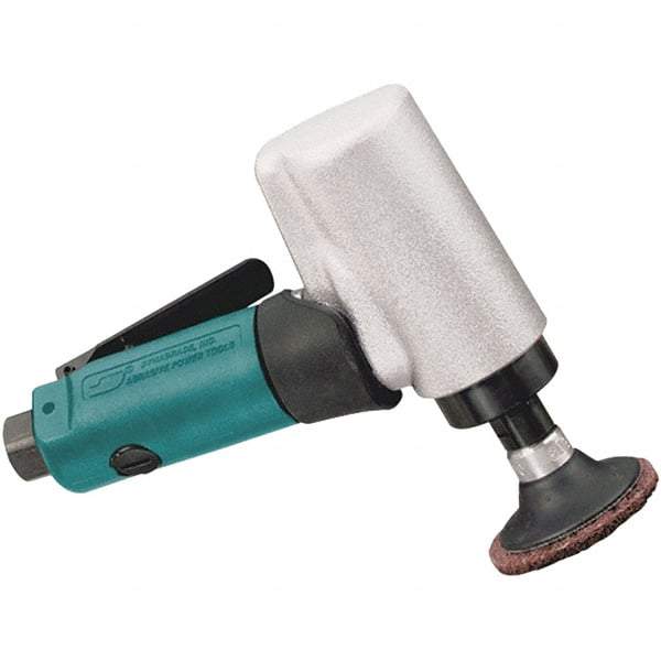 Dynabrade - 2" Max Disc, 15,000 RPM, Pneumatic Handheld Disc Sander - 26 CFM, 1/4 NPT Inlet, 0.5 hp, 90 psi - USA Tool & Supply