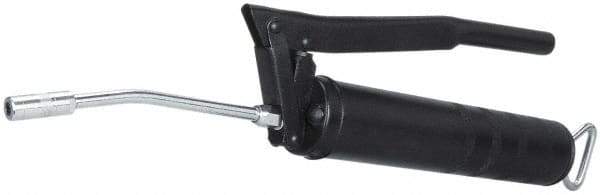 PRO-LUBE - 6,000 Max psi, Rigid Lever Grease Gun - 14 oz (Cartridge) Capacity, 1/8 Thread Outlet, 28 Strokes per oz, Bulk, Cartridge & Suction Fill, Includes 4 Jaw Coupler with Ball Check - USA Tool & Supply