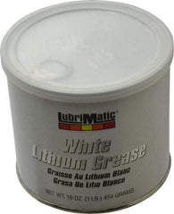 LubriMatic - 16 oz Can Lithium General Purpose Grease - White, 290°F Max Temp, NLGIG 2, - USA Tool & Supply