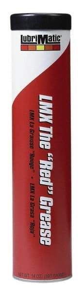 LubriMatic - 35 Lb Pail Lithium General Purpose Grease - Red, 300°F Max Temp, NLGIG 2, - USA Tool & Supply