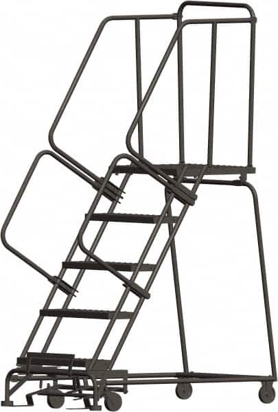 Ballymore - Rolling & Wall Mounted Ladders & Platforms Type: Rolling Warehouse Ladder Style: Rolling Safety Ladder - USA Tool & Supply