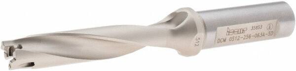 Iscar - 0.512 to 0.528" Diam, 5xD, 2.56" Max Depth, 5/8" Shank Diam, 5.13" OAL, Replaceable Tip Drill - IDI-SG, IDI-SK Insert, DCM Toolholder, Series ChamDrill - USA Tool & Supply
