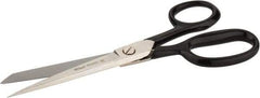 Wiss - 3-3/4" LOC, 8-1/8" OAL Inlaid Shears - Straight Handle, For General Purpose Use - USA Tool & Supply