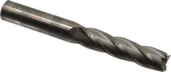 Niagara Cutter - 1/2", 2" LOC, 1/2" Shank Diam, 4" OAL, 4 Flute, Solid Carbide Square End Mill - Single End, Uncoated, Spiral Flute, 30° Helix, Centercutting, Right Hand Cut, Right Hand Flute, Series C430 - USA Tool & Supply