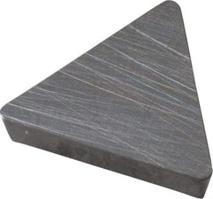 Kennametal - TPG322 T0420 Grade KY1615 Ceramic Turning Insert - Uncoated, 60° Triangle, 3/8" Inscr Circle, 1/8" Thick, 1/32" Corner Radius - USA Tool & Supply