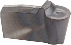 Kennametal - 400R DF Grade KC5010, 4mm Cutting Width Carbide Grooving Insert - Neutral, 2mm Corner Radius, TiAlN Finish - USA Tool & Supply