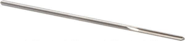 Alvord Polk - 3/32" High Speed Steel 4 Flute Chucking Reamer - Straight Flute, 0.088" Straight Shank, 3/4" Flute Length, 3" OAL - USA Tool & Supply