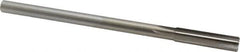 Alvord Polk - 7/16" High Speed Steel 6 Flute Chucking Reamer - Straight Flute, 0.373" Straight Shank, 1-3/4" Flute Length, 7" OAL - USA Tool & Supply