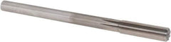 Alvord Polk - 5/8" High Speed Steel 8 Flute Chucking Reamer - Straight Flute, 9/16" Straight Shank, 2-1/4" Flute Length, 9" OAL - USA Tool & Supply