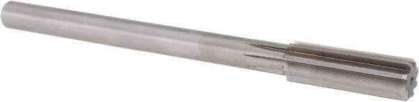 Alvord Polk - 13/16" High Speed Steel 8 Flute Chucking Reamer - Straight Flute, 5/8" Straight Shank, 2-1/2" Flute Length, 9-1/2" OAL - USA Tool & Supply