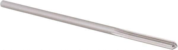 Alvord Polk - #15 High Speed Steel 6 Flute Chucking Reamer - Straight Flute, 0.1755" Straight Shank, 1-1/8" Flute Length, 4-1/2" OAL - USA Tool & Supply