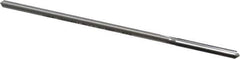 Alvord Polk - #29 High Speed Steel 4 Flute Chucking Reamer - Straight Flute, 0.1275" Straight Shank, 1" Flute Length, 4" OAL - USA Tool & Supply