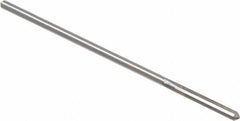 Alvord Polk - #32 High Speed Steel 4 Flute Chucking Reamer - Straight Flute, 0.112" Straight Shank, 7/8" Flute Length, 3-1/2" OAL - USA Tool & Supply