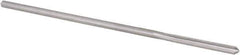 Alvord Polk - #35 High Speed Steel 4 Flute Chucking Reamer - Straight Flute, 0.103" Straight Shank, 7/8" Flute Length, 3-1/2" OAL - USA Tool & Supply