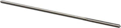 Alvord Polk - #44 High Speed Steel 4 Flute Chucking Reamer - Straight Flute, 0.0771" Straight Shank, 3/4" Flute Length, 3" OAL - USA Tool & Supply