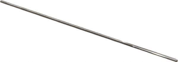 Alvord Polk - #59 High Speed Steel 4 Flute Chucking Reamer - Straight Flute, 0.039" Straight Shank, 1/2" Flute Length, 2-1/2" OAL - USA Tool & Supply