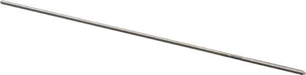 Alvord Polk - #63 High Speed Steel 4 Flute Chucking Reamer - Straight Flute, 0.035" Straight Shank, 1/2" Flute Length, 2-1/2" OAL - USA Tool & Supply