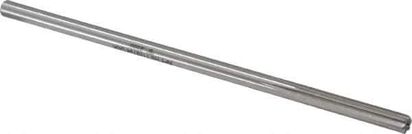 Alvord Polk - Letter B High Speed Steel 6 Flute Chucking Reamer - Straight Flute, 0.2329" Straight Shank, 1-1/2" Flute Length, 6" OAL - USA Tool & Supply
