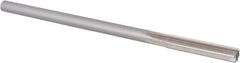 Alvord Polk - Letter N High Speed Steel 6 Flute Chucking Reamer - Straight Flute, 0.2792" Straight Shank, 1-1/2" Flute Length, 6" OAL - USA Tool & Supply